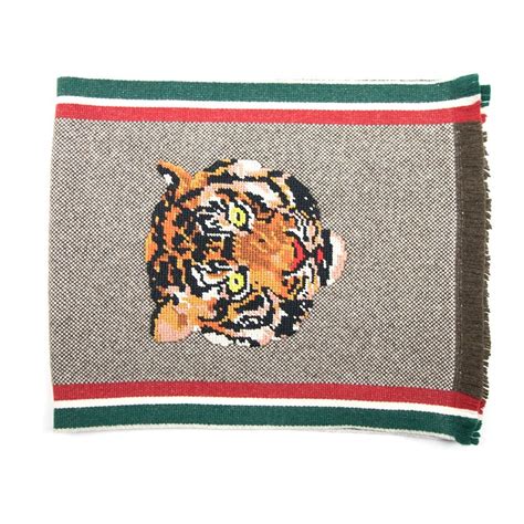 gucci scarf tigers|Gucci scarf clearance.